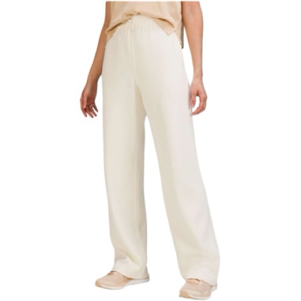 lululemon athletica Wide-Leg Track Pants in Cream
